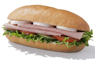 Greggs-ham-and-egg-salad-sandwich one of the healthiest fast food