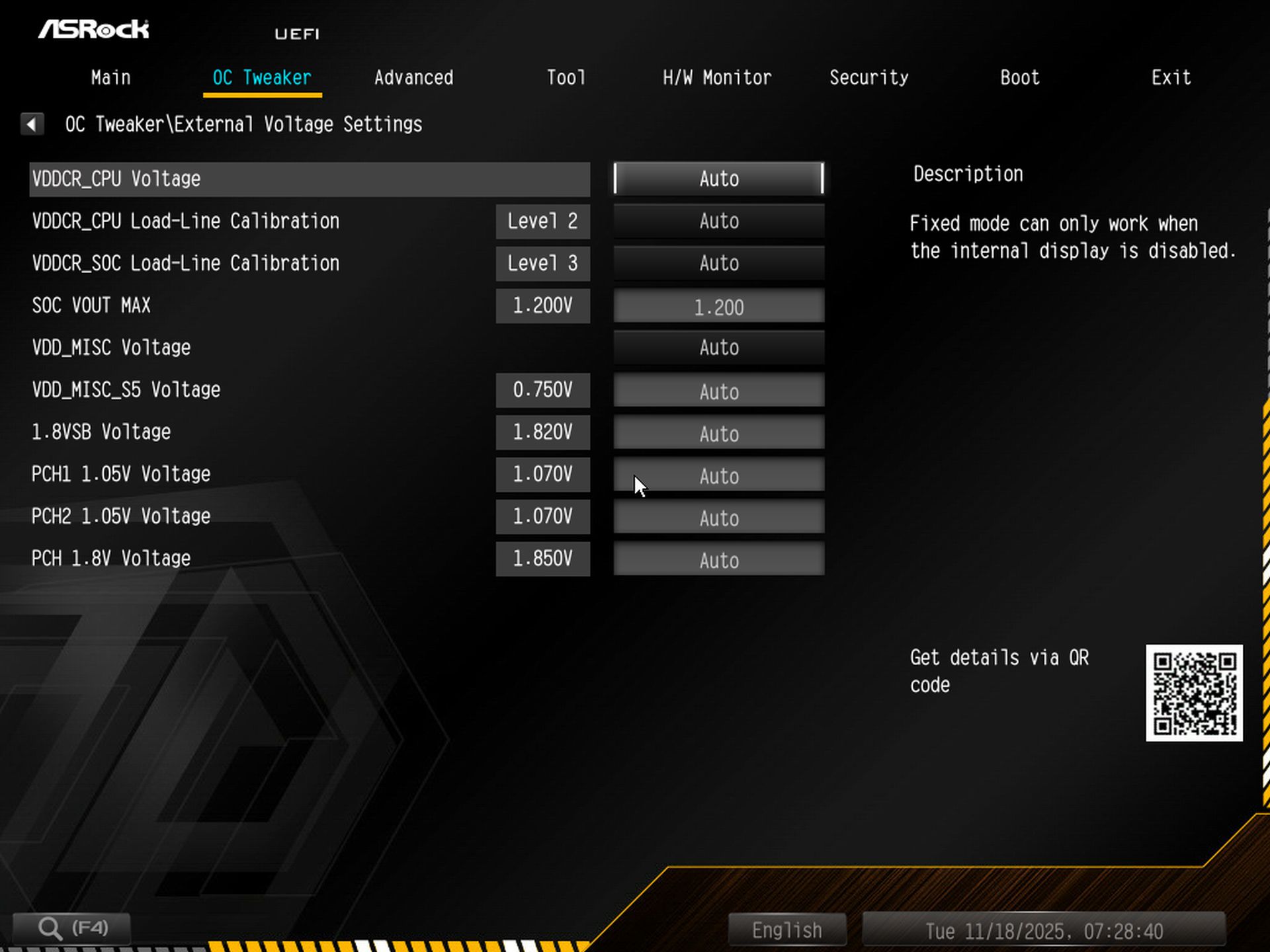 ASRock X870E Taichi OCF - BIOS