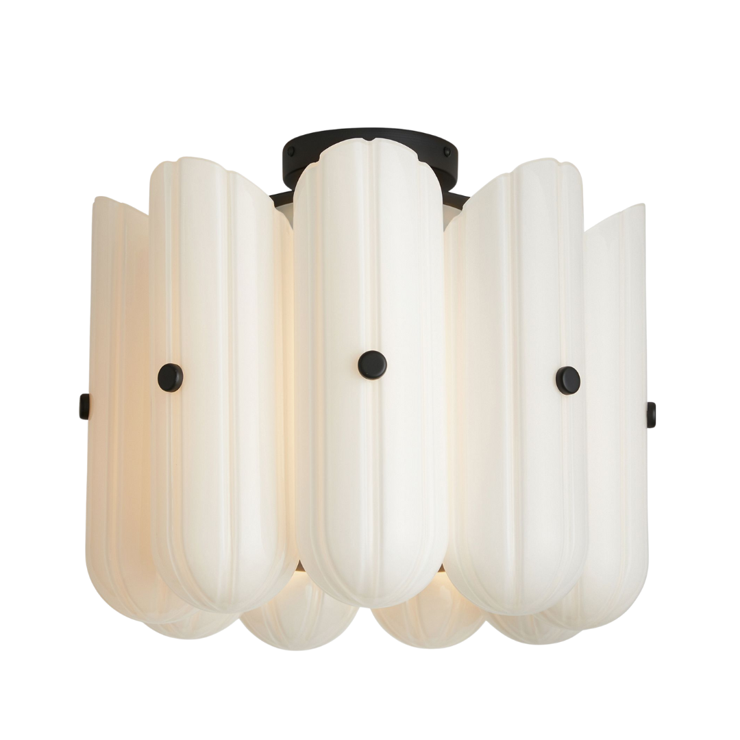 Rejuvenation, Roll &amp;amp; Hill Lorna LED Flush Mount