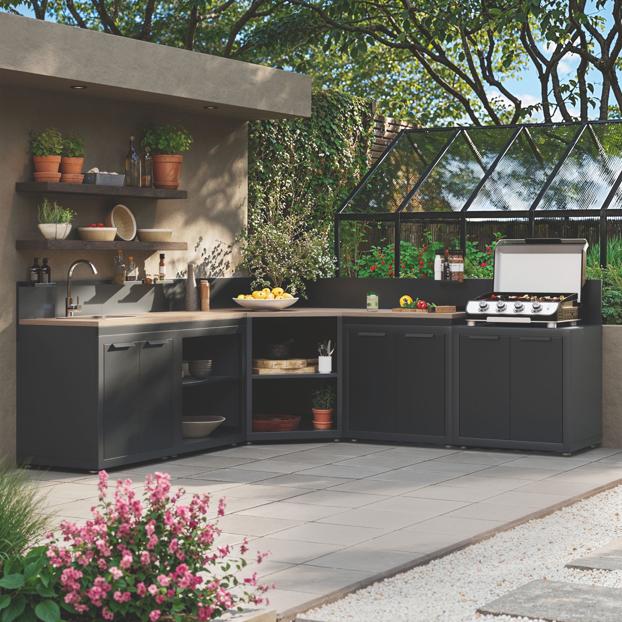 B&amp;amp;Q Cucino Modular Outdoor Kitchen Units