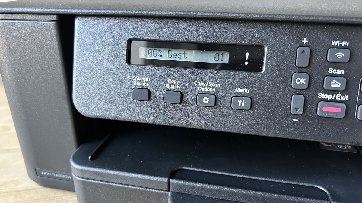 Brother DCP-T580DW during our review