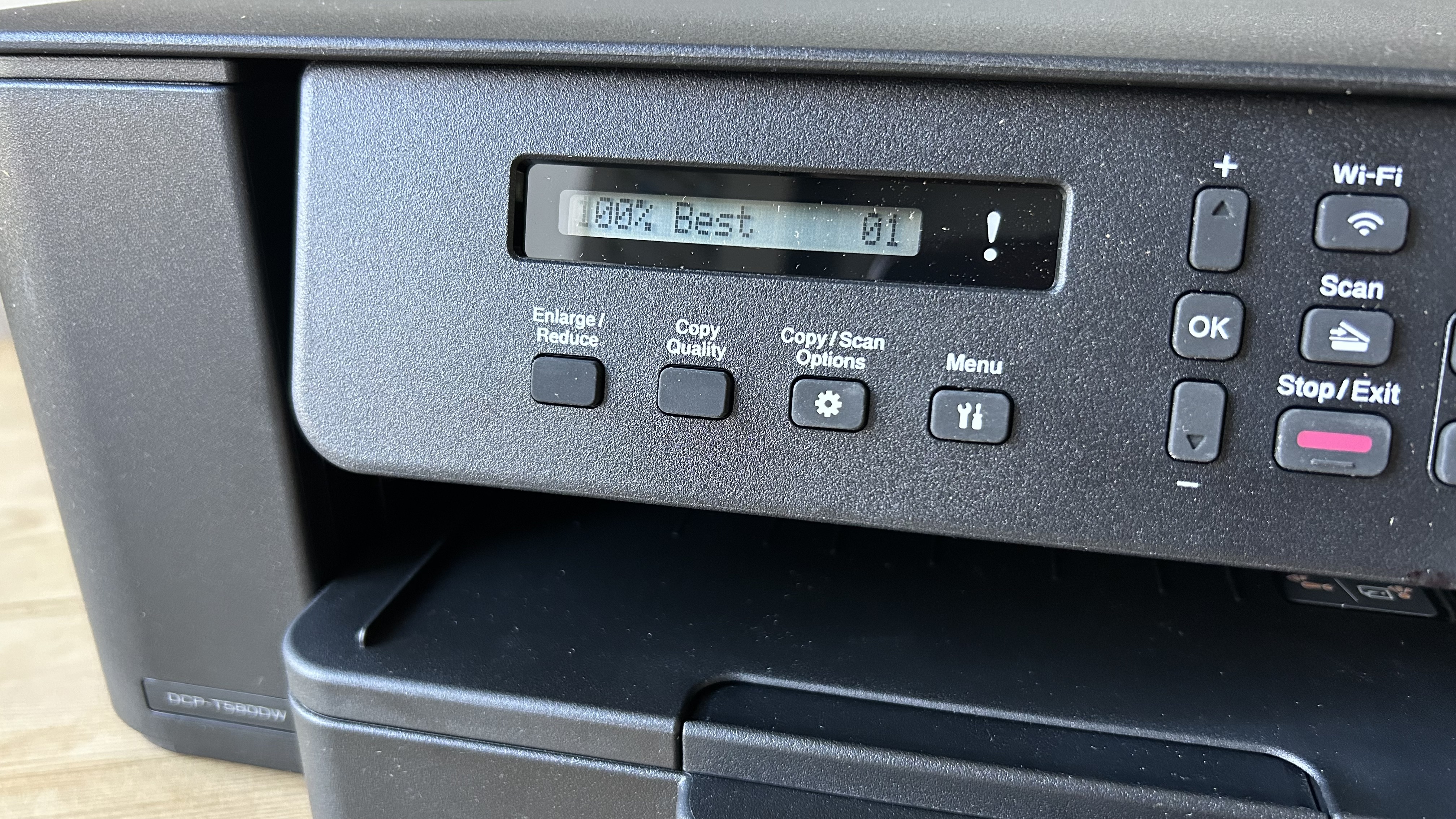 Brother DCP-T580DW during our review