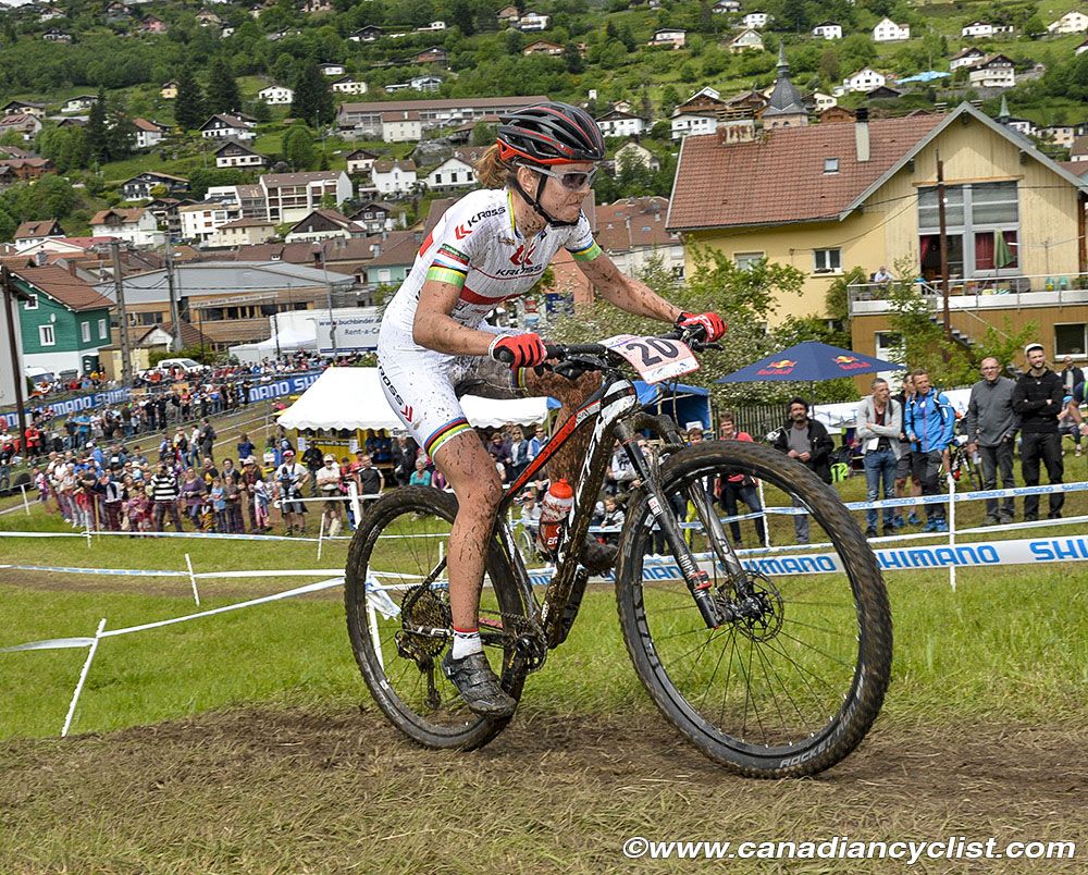 Maja Wloszczowska (Kross Racing Team) finished 5th