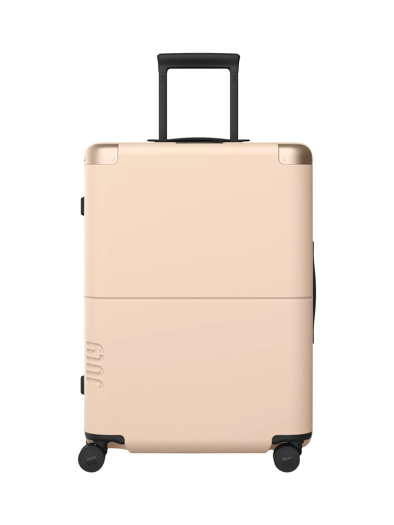 July Checked Expandable 4-Wheel 66cm Medium Suitcase, Charcoal