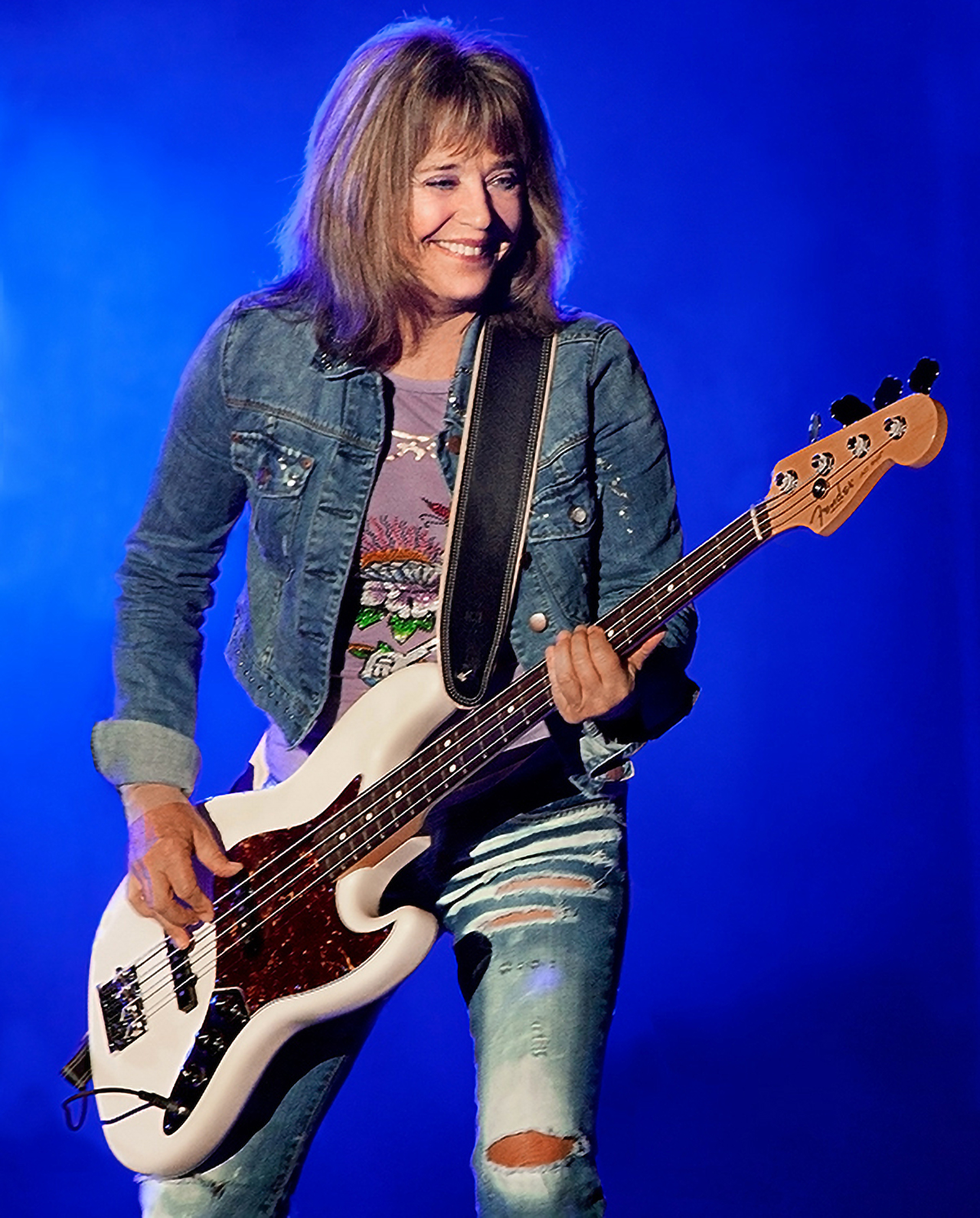 Suzi Quatro performs onstage