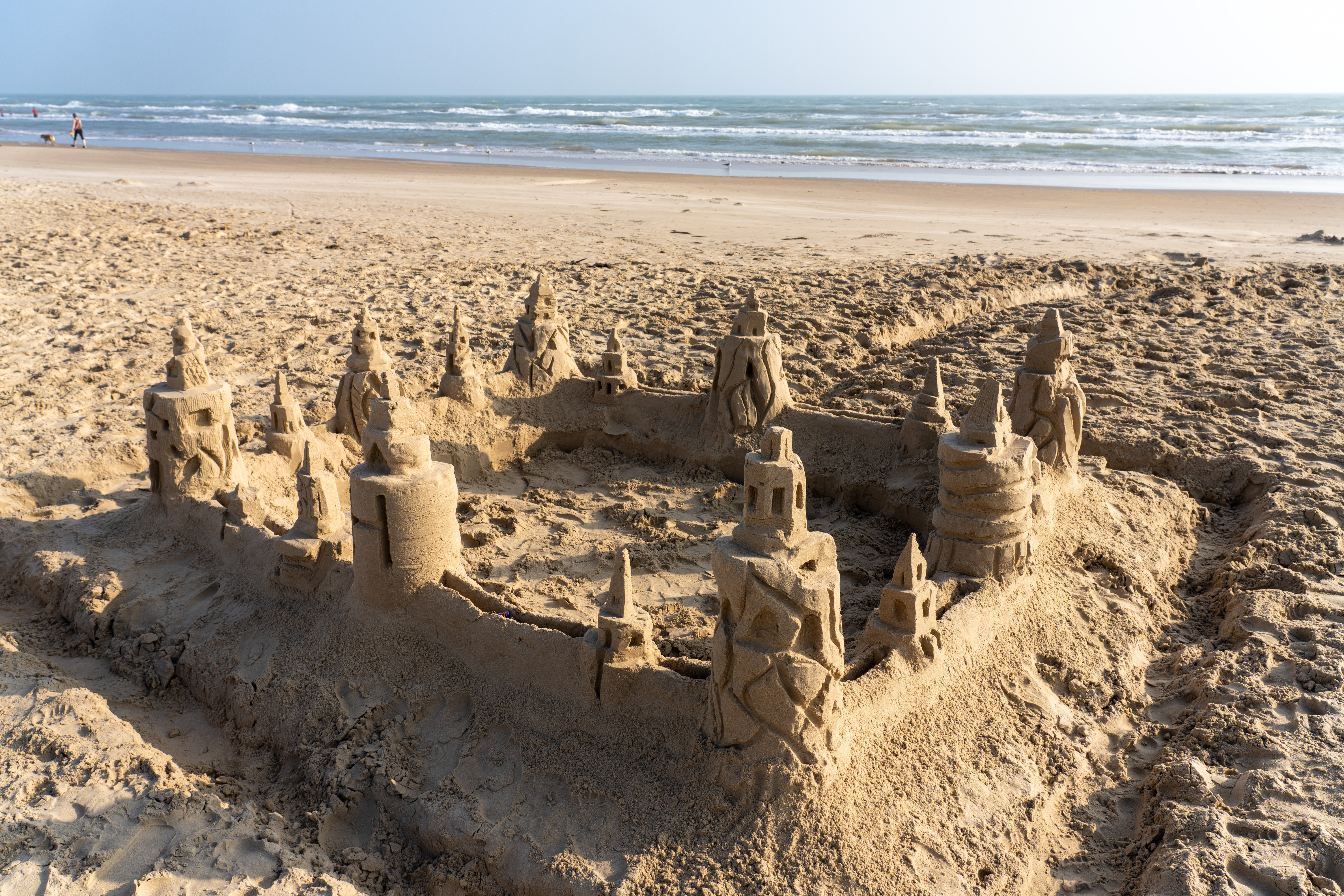 A sand castle at South Padre Island