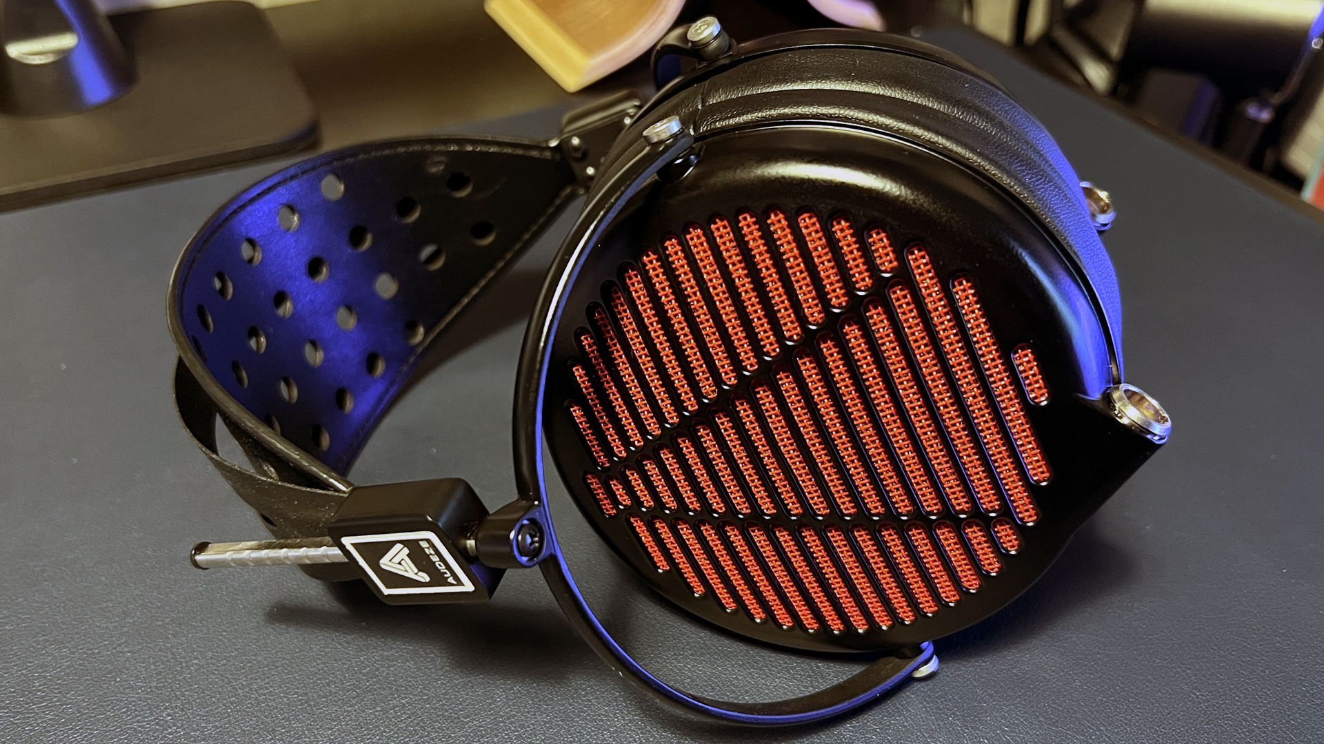 Audeze LCD-GX on a desk