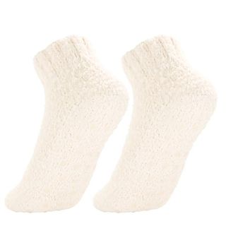 Ally-Magic Fluffy Socks for Women Winter Warm Cosy Slip Socks Cozy Socks Soft Fuzzy Socks Girls Home Socks Christmas Socks Gifts Y6-Shfhw(beige)