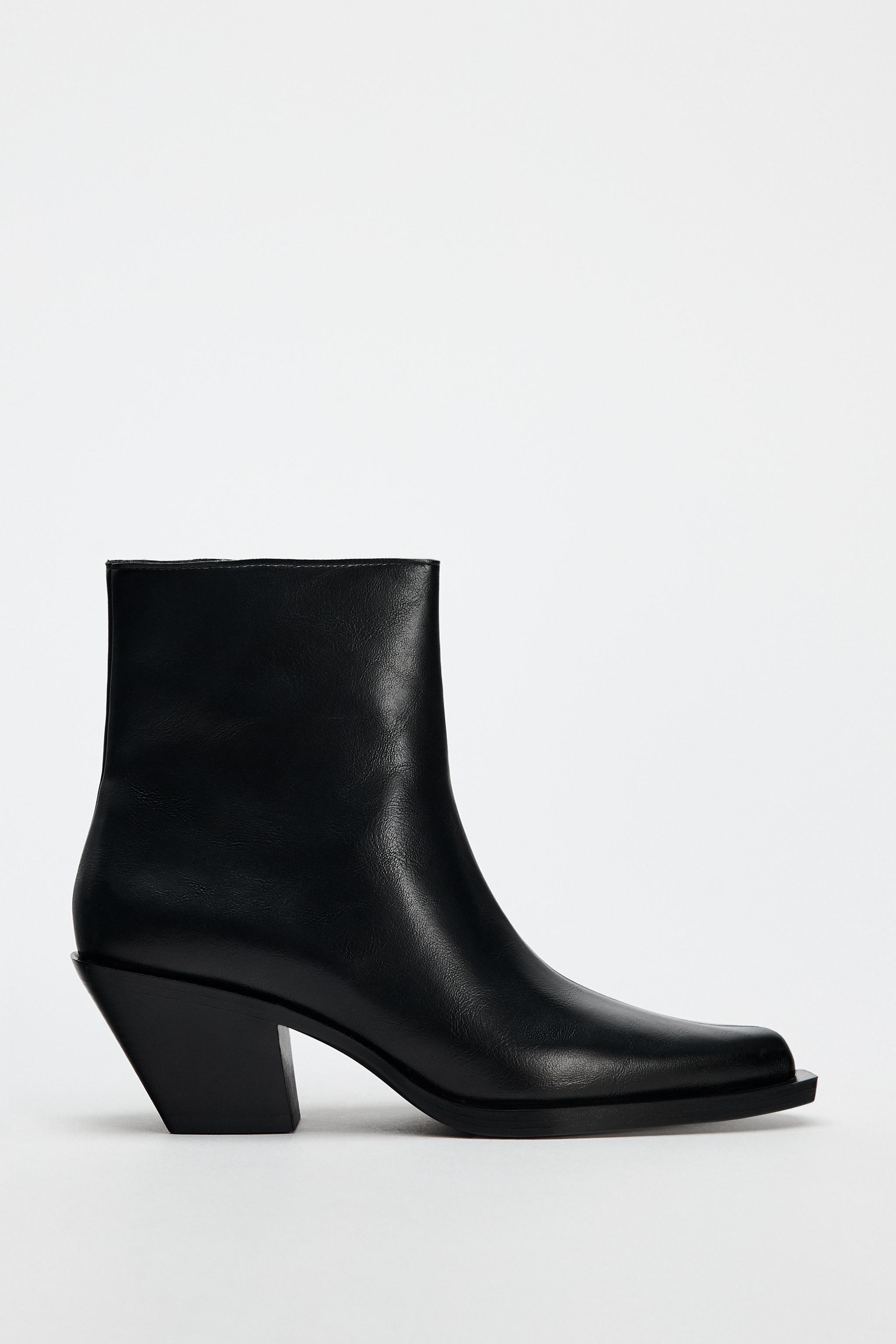 Cowboy-Style Ankle Boots