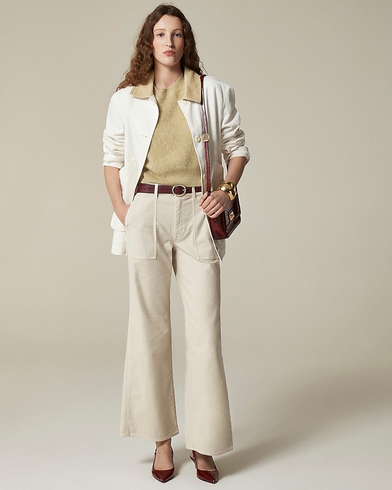 J.Crew, Camp-Pocket Wide-Leg Pant