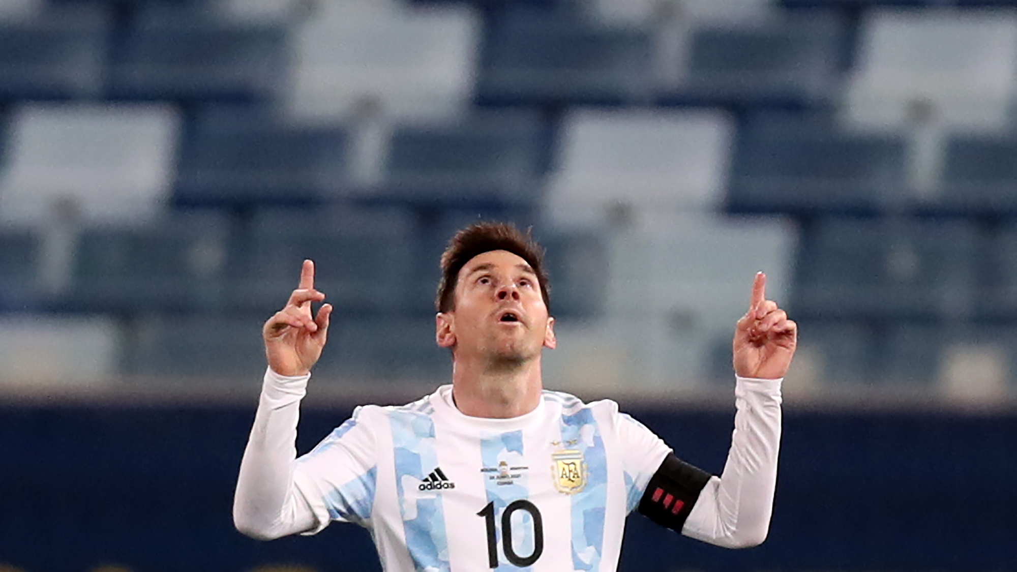 Lionel Messi untuk Argentina di Copa America 2021