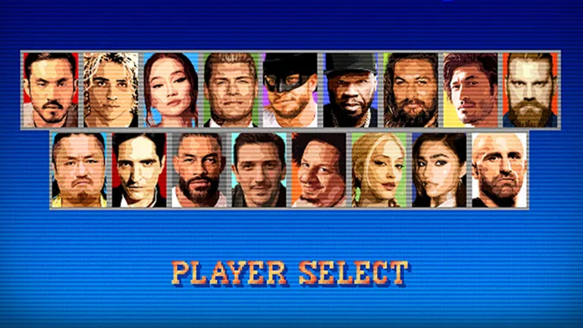 The full cast of the Street Fighter on the movie&#039;s poster