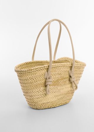 Leather Basket Bag