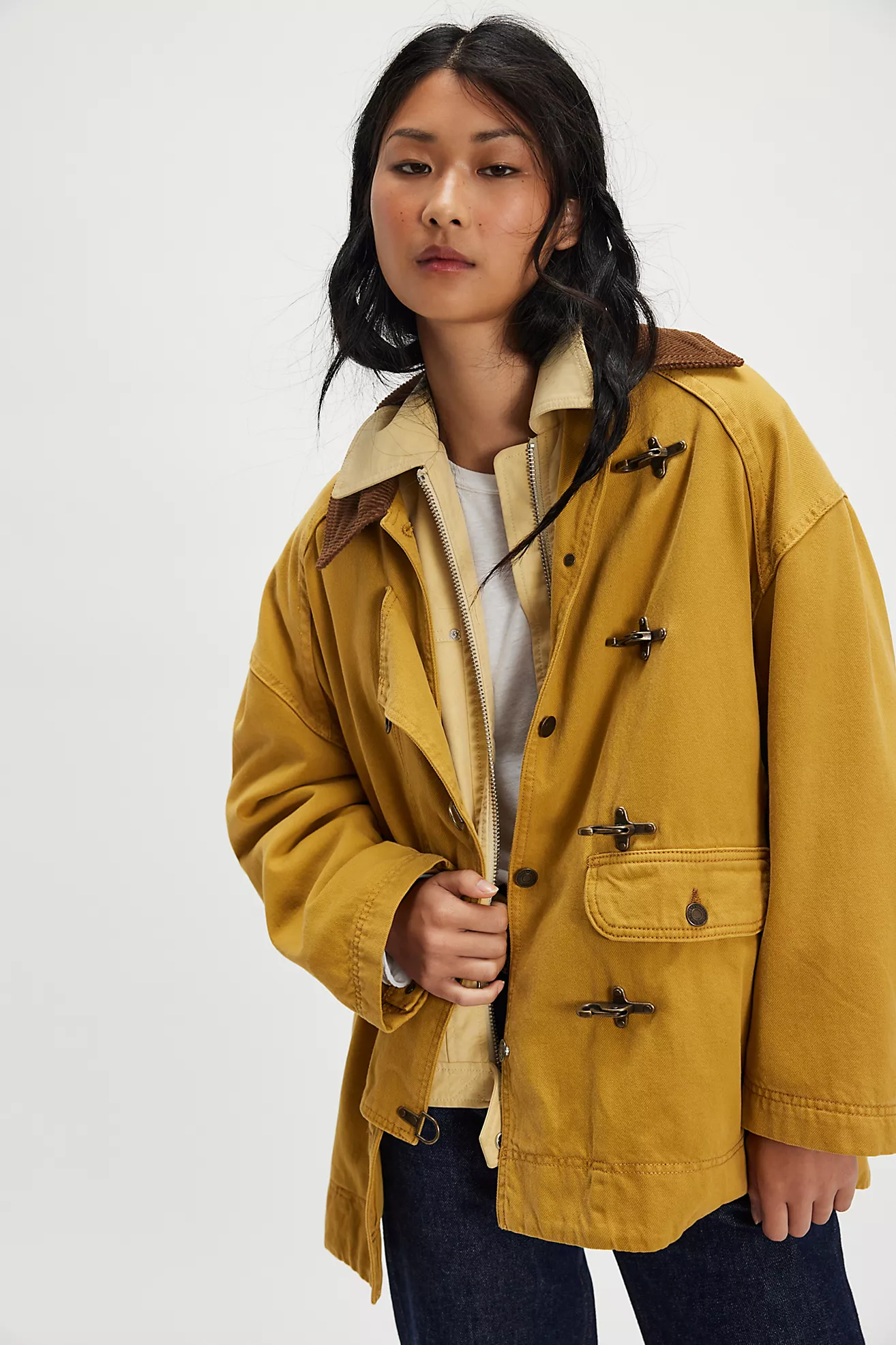 We the Free Denim Barn Coat