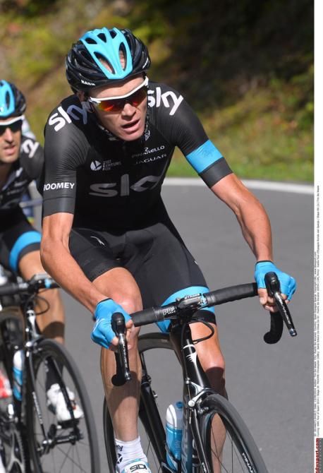 Chris Froome (Team Sky) dug deep but couldn't get the win