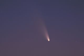 Close-up of comet C/2011 L4 PANSTARRS as seen from Mount Dale, Western Australia. 