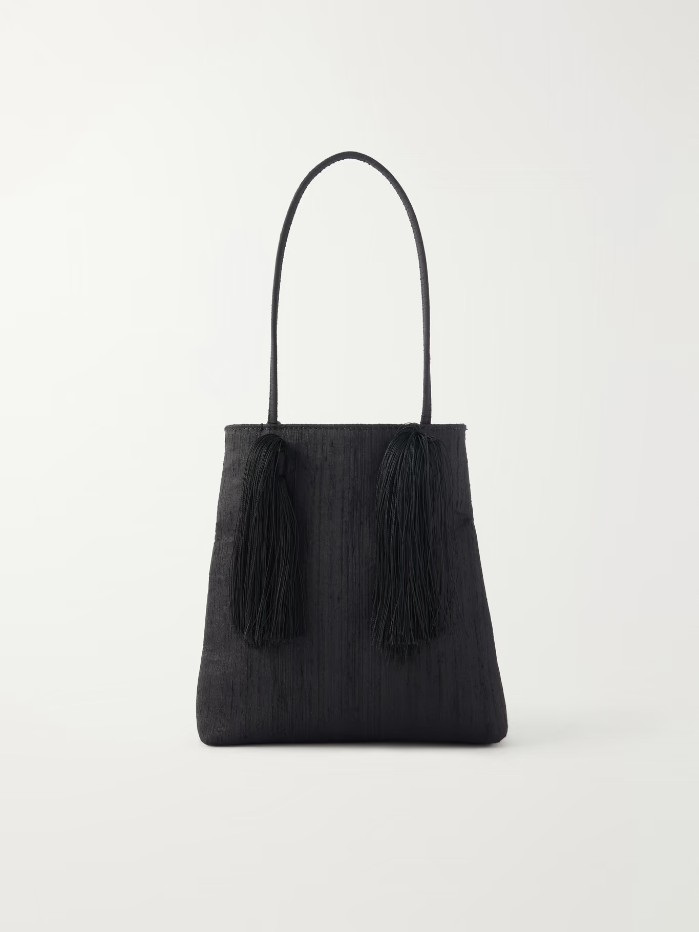 Le Sundial , Le Salon Tasseled Dupioni Clutch