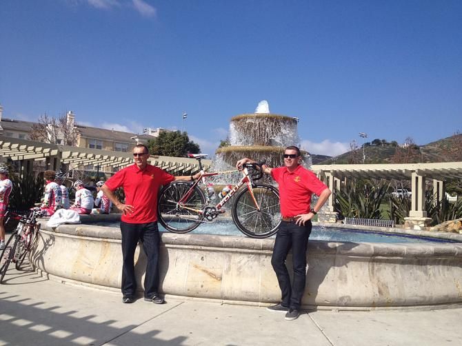 The team's directeurs sportif Danny van Haute