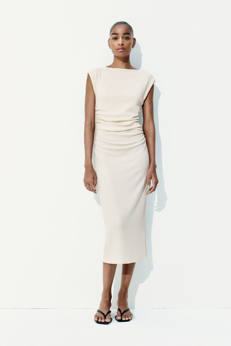 Draped Bodycon Dress