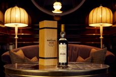 A bottle of 1926 Fine & Rare 60-year-old Macallan whisky