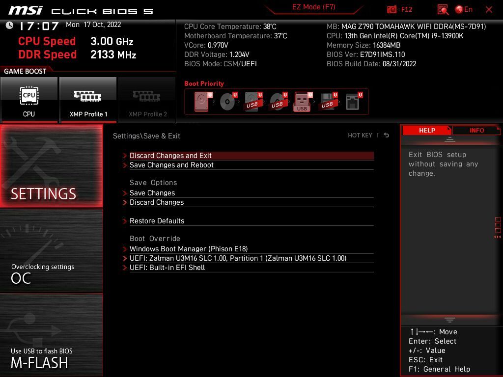 MSI MAG Z790 Tomahawk WIFI
