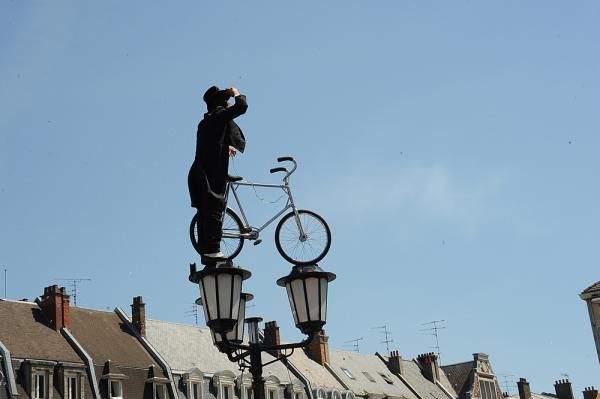 You might have a hard time getting down from up there...