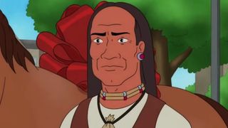 John Redcorn showing up with a gift horse. 