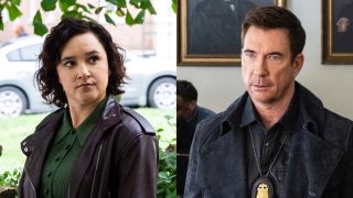 Keisha Castle-Hughes as Hana and Dylan McDermott as Remy in FBI: Most Wanted Season 6