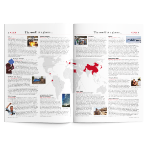 Inside pages of The Week magazine