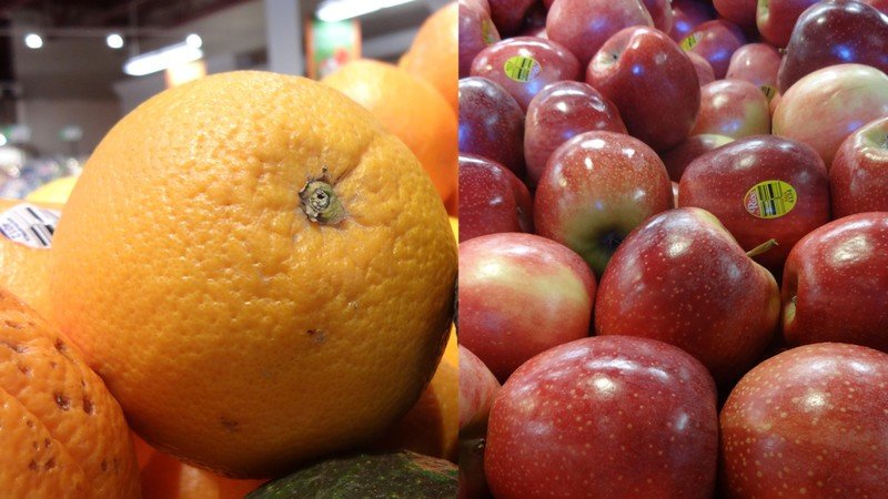 Apples to oranges