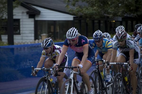 Laura Van Gilder and Erica Allar patrol the front.