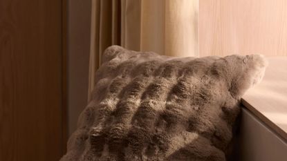 Cozy Earth Bubble Cuddle Pillow in walnut