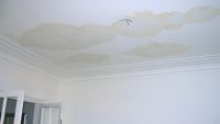 Stains on a white ceiling