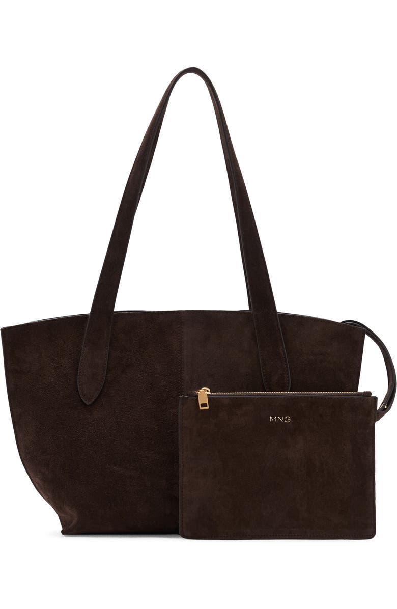Mini Suede Shopper Bag