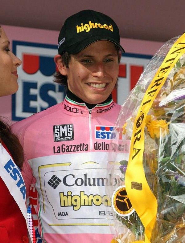 Thomas L&ouml;vkvist (Team Columbia - Highroad) is the Giro d'Italia's new race leader.