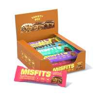 Misfits Plant-based Protein Bars x12 | Was $32.00, Now $22.00 at Amazon 