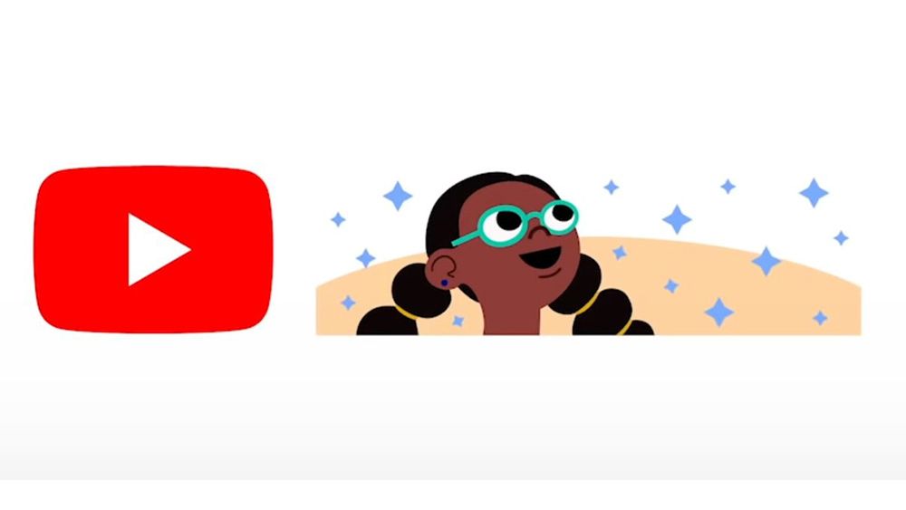 A YouTube logo during BHM