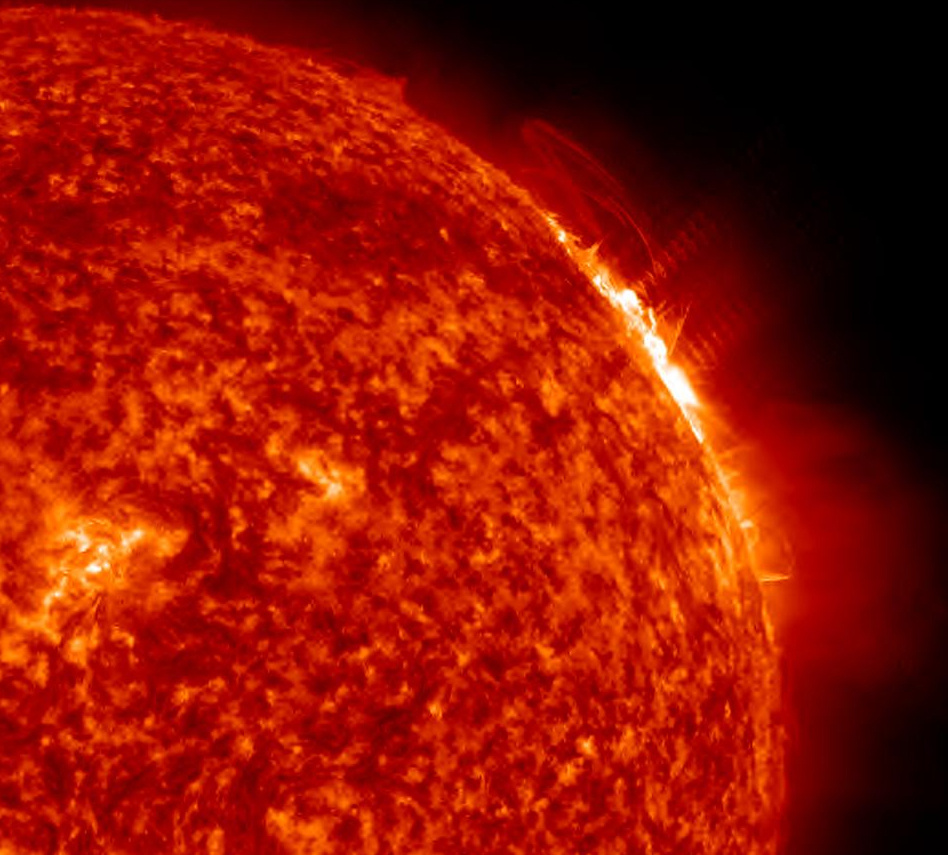 2012 NASA&#039;s Solar Dynamics Observatory snapped this view of the powerful X1.7-class solar flare that erupted at 1:37 p.m. EST on Jan. 27, 2012.