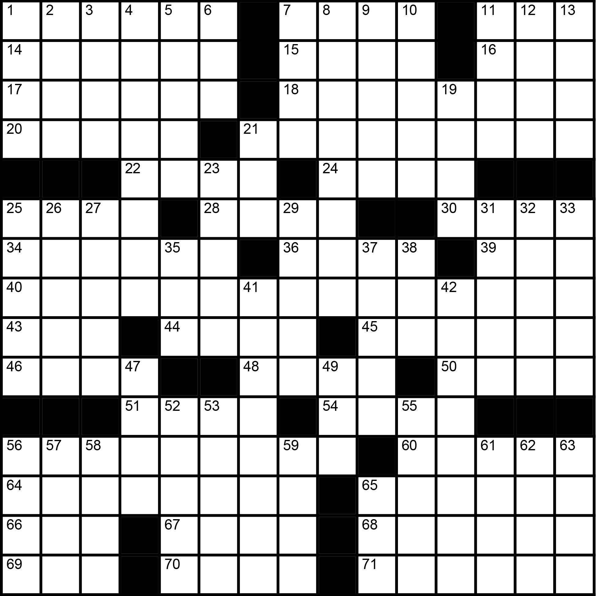  Magazine Interactive Crossword - October 13, 2023 