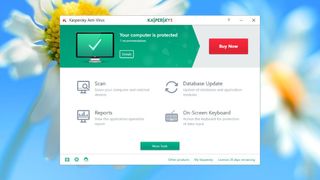 Kuvakaappaus Kaspersky Free -sovelluksesta