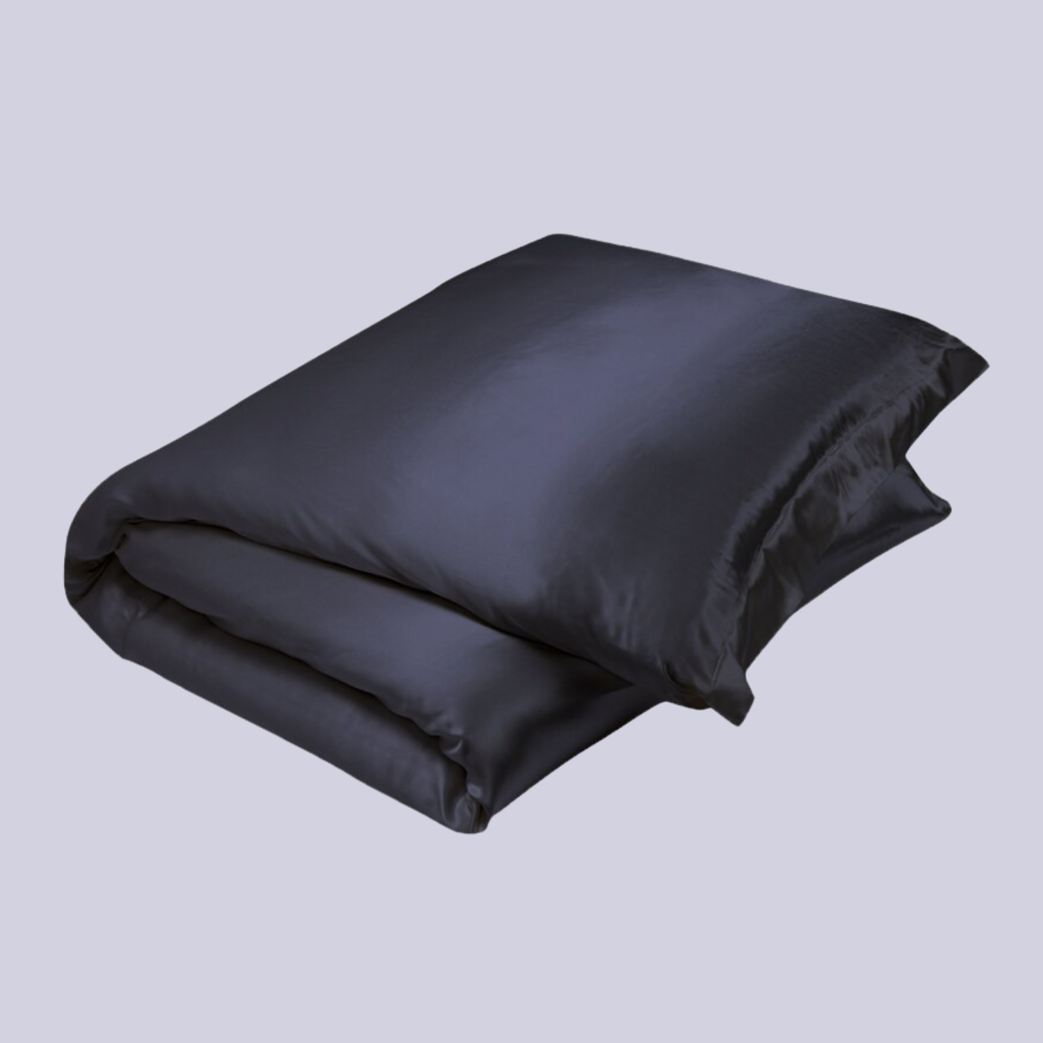 A blue duvet