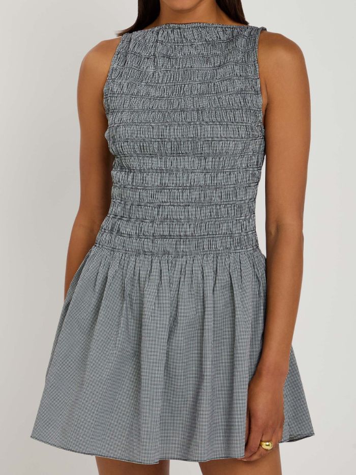 Faithfull Noa gingham mini dress