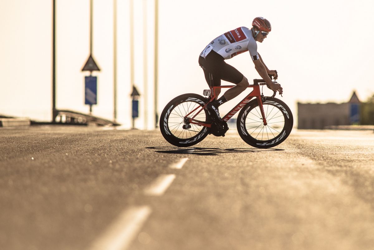 Alexander Kristoff after finishing the time trial