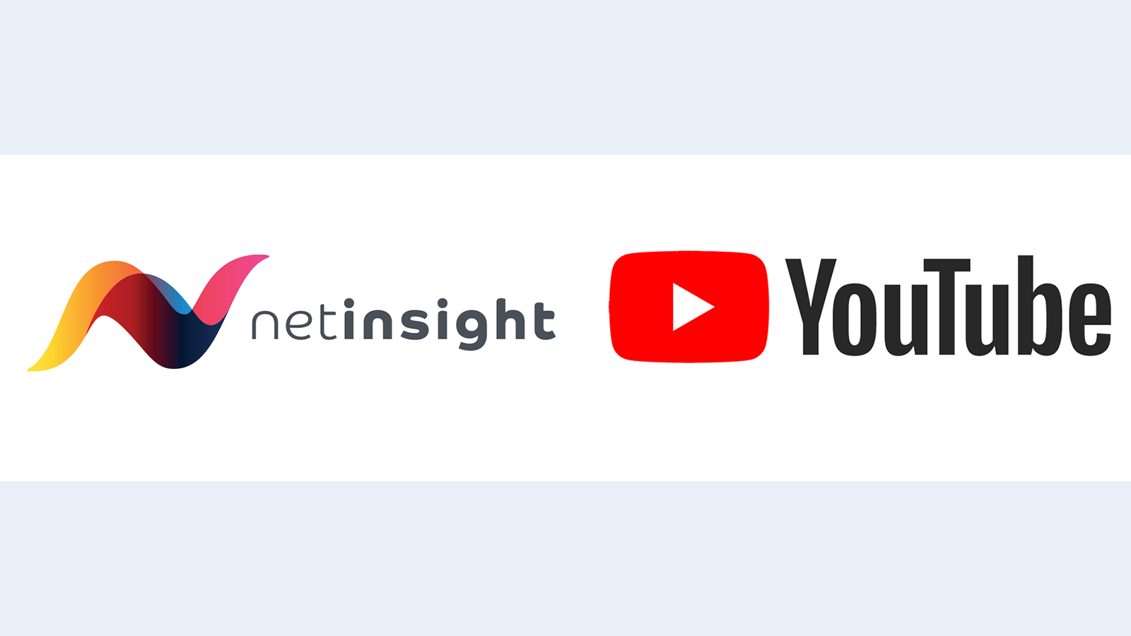 Net Insight and YouTube logos