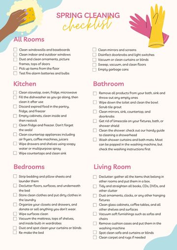 Spring cleaning checklist: An easy room-by-room guide | Woman & Home