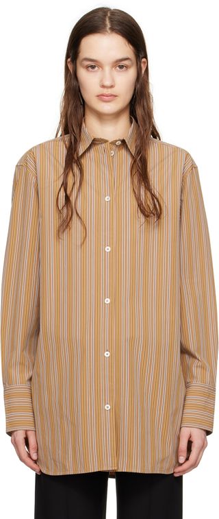 Brown Stripe Shirt