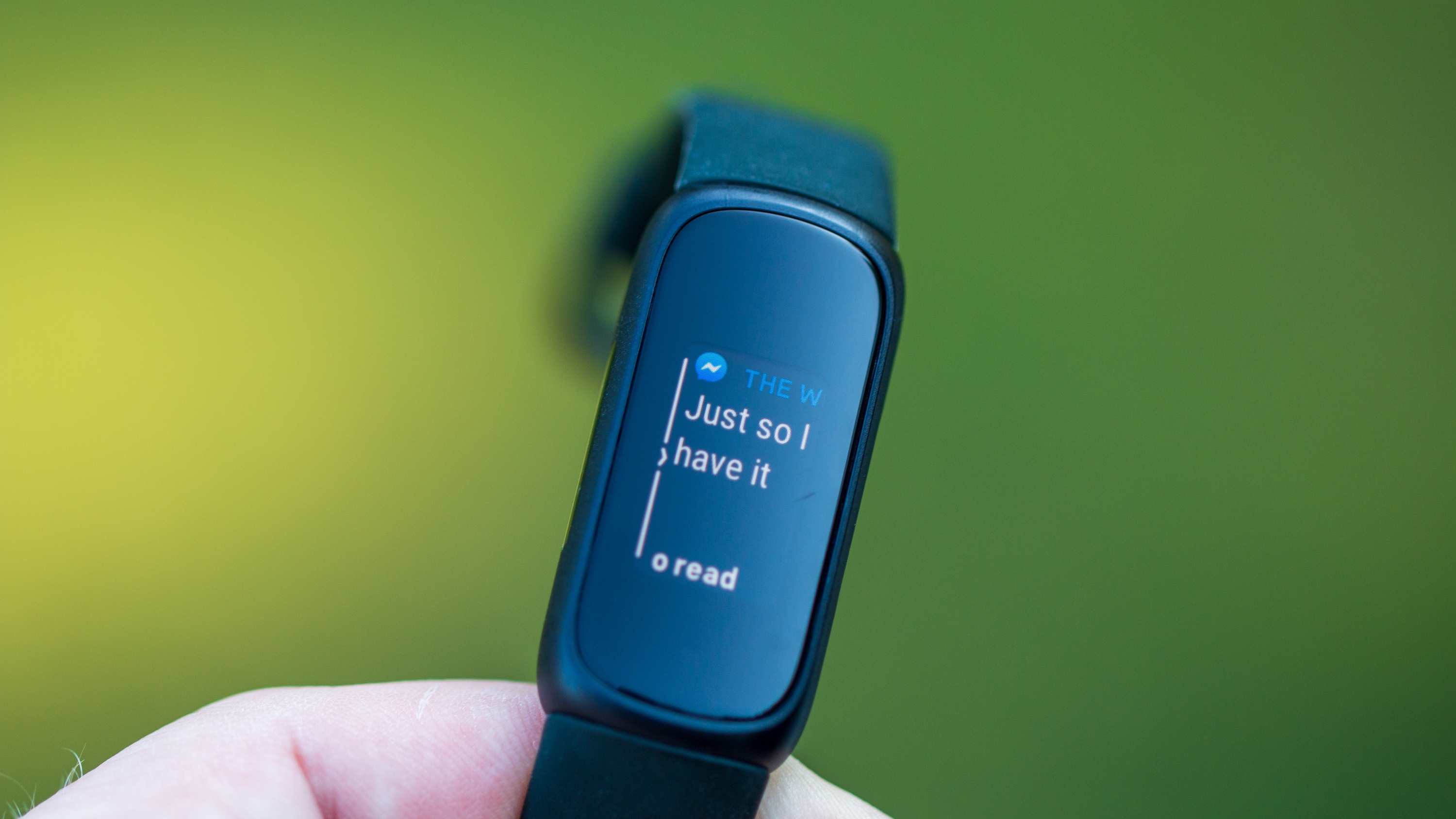 Fitbit Inspire 3 incoming message