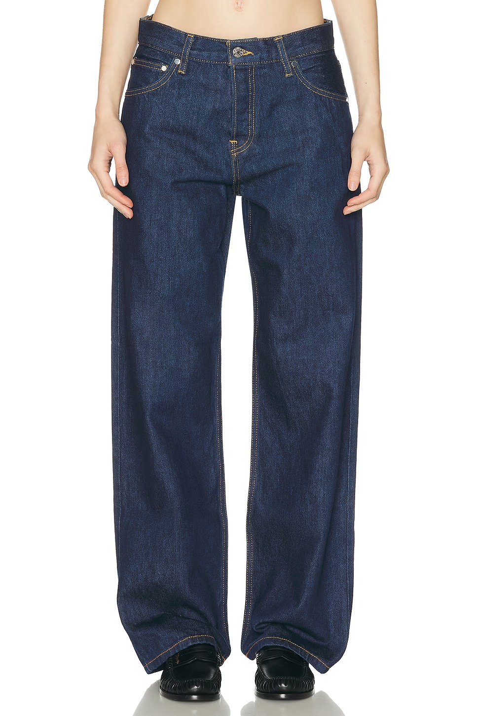 EB Denim, Mid Rise Baggy Jeans