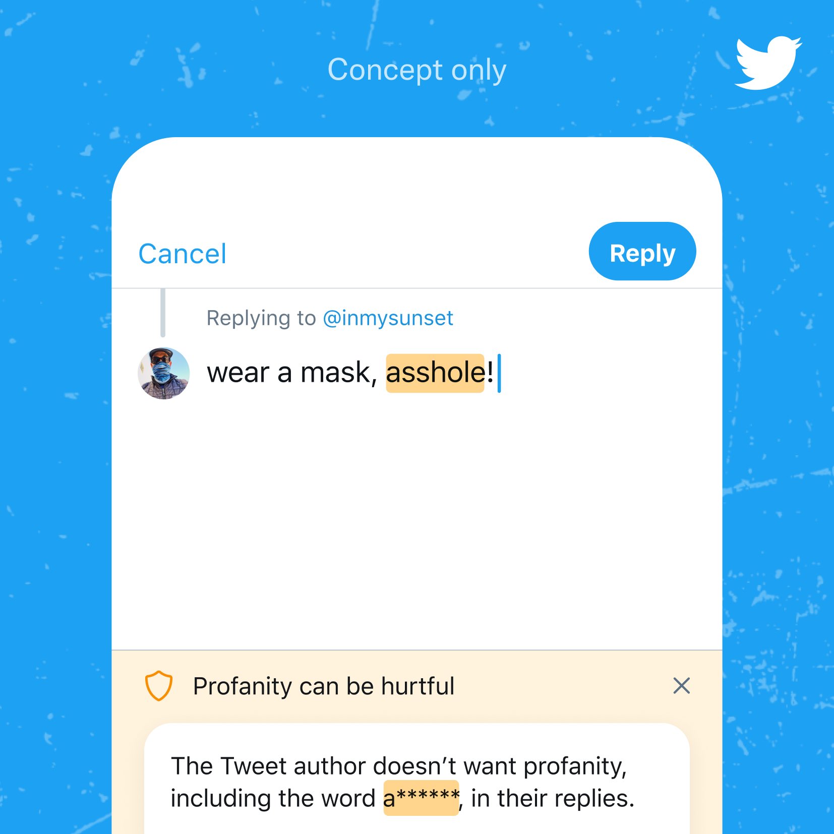 The language control feature on Twitter
