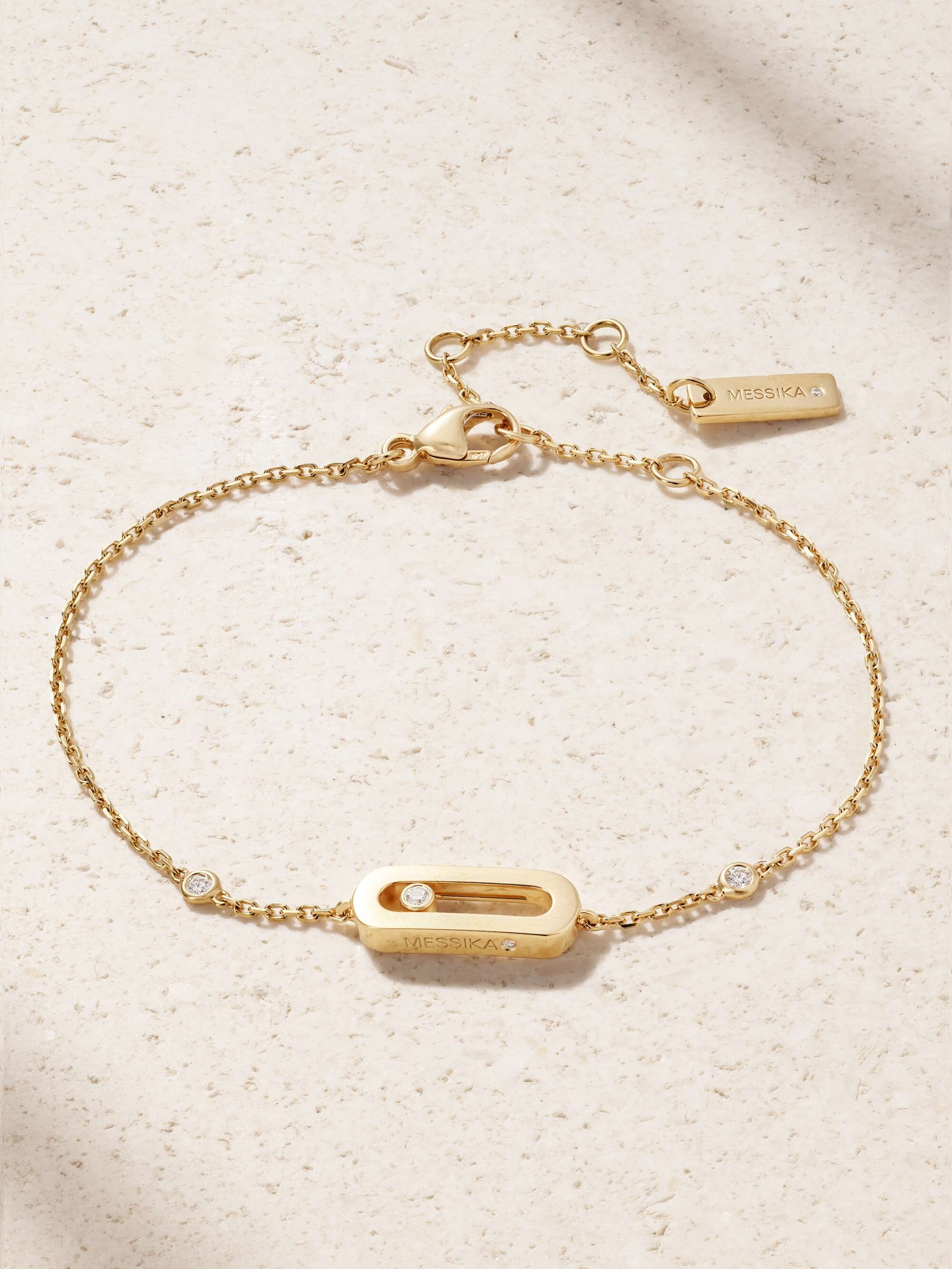 Move Uno 18-Karat Gold Diamond Bracelet